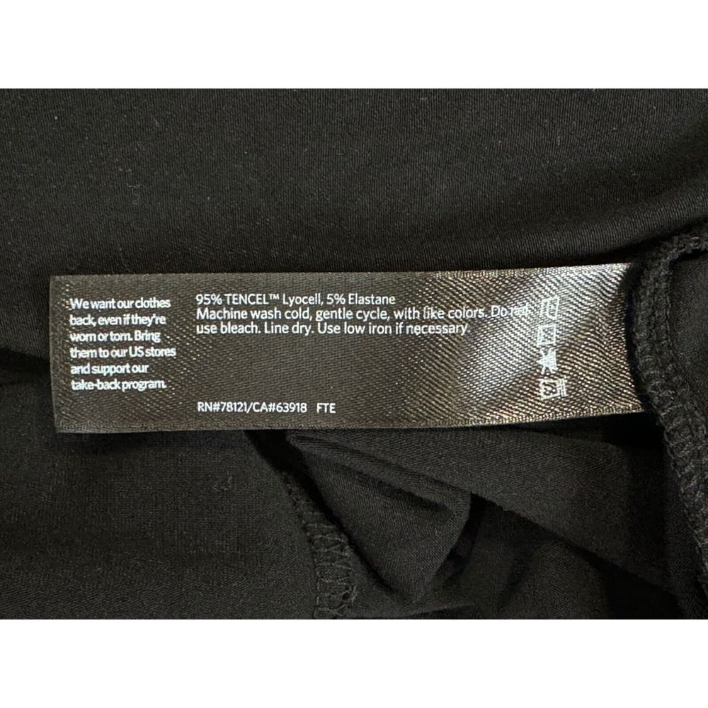 Eileen Fisher Stretch Jersey Knit Crew Neck‎ Top Women PS EUC Long Sleeve Shirt - Picture 6 of 9